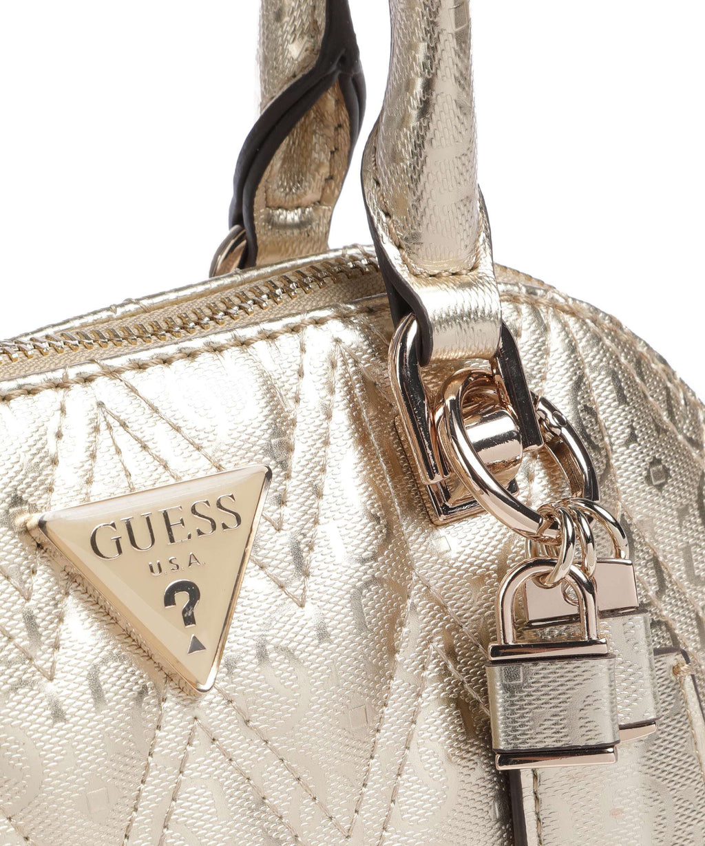 Guess Adelard Handbag gold