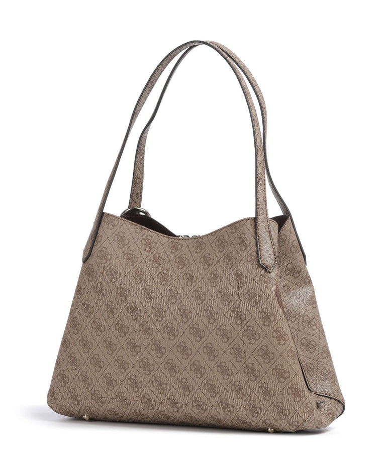 Guess Sora 4G Logo Hobo bag latte logo