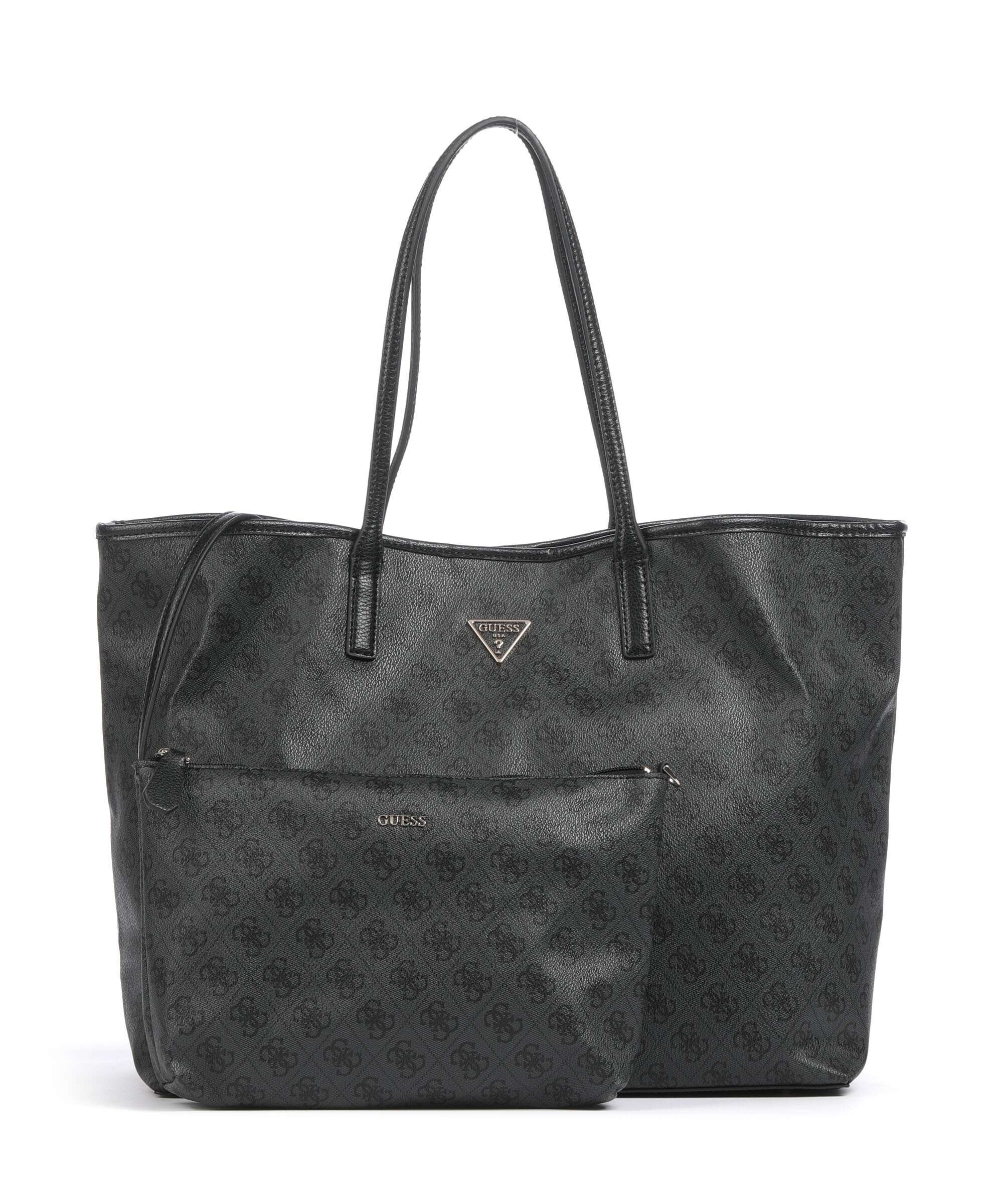 Guess Victtoria Eco Tote bag coal logo