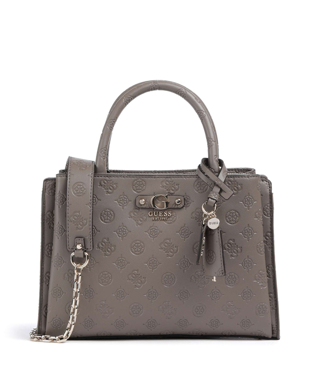 Guess Gerty Peony Handbag dark taupe