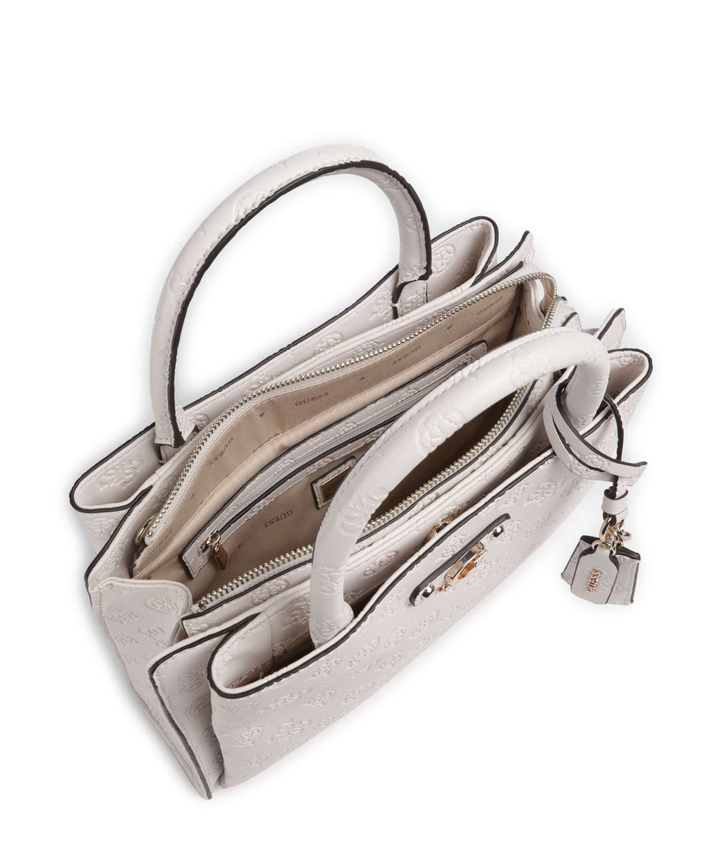 Guess Gerty Peony Handbag offwhite