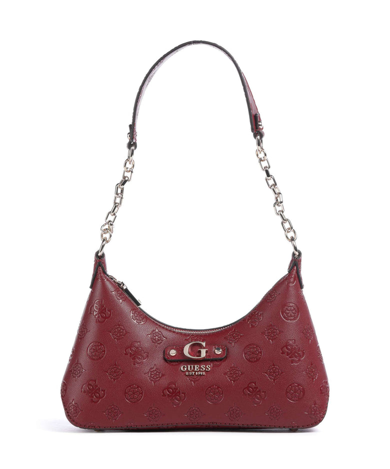 Guess Gerty Peony Shoulder bag claret