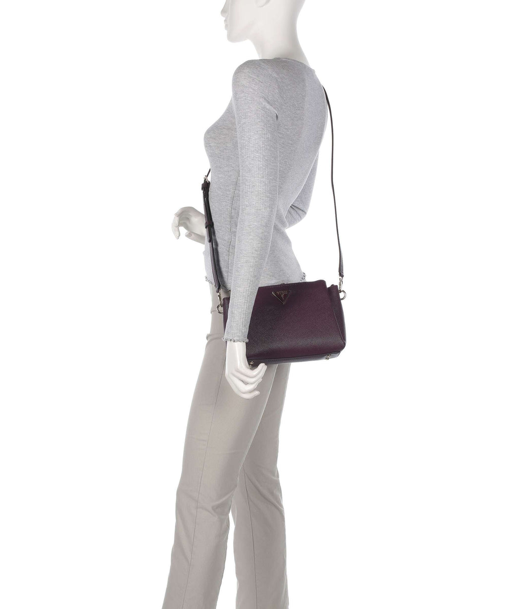 Guess Noelle Crossbody bag aubergine