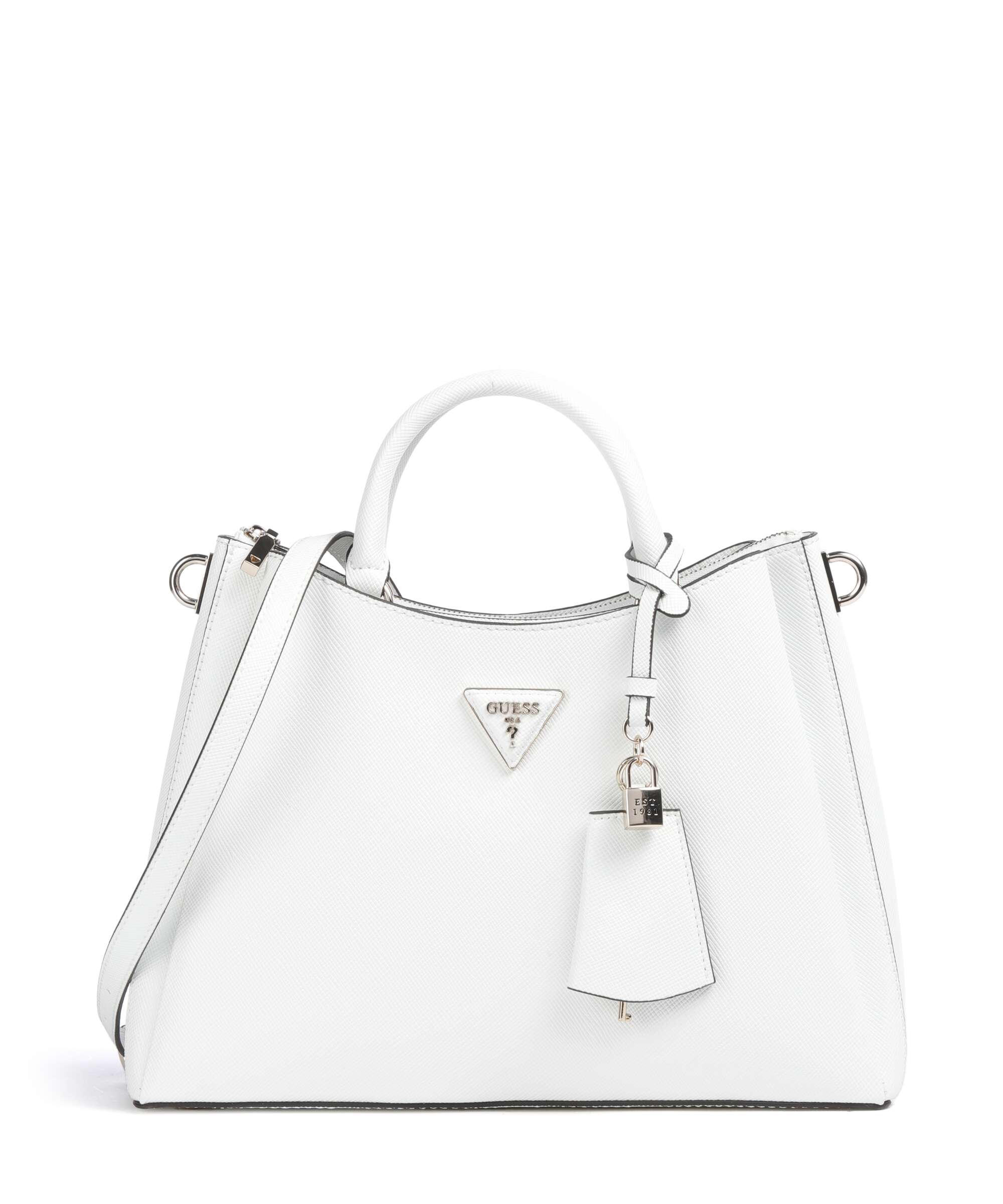 Guess Jazlynn Eco Handbag imitation leather white - HWEZG952306