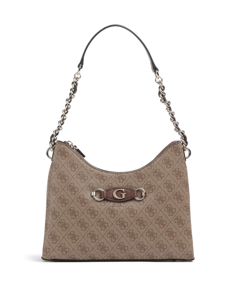 Guess Izzy Shoulder bag latte logo/brown