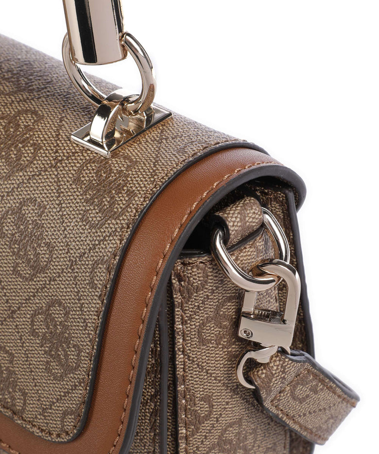 Guess Orlina 4G Logo Crossbody bag latte logo/brown