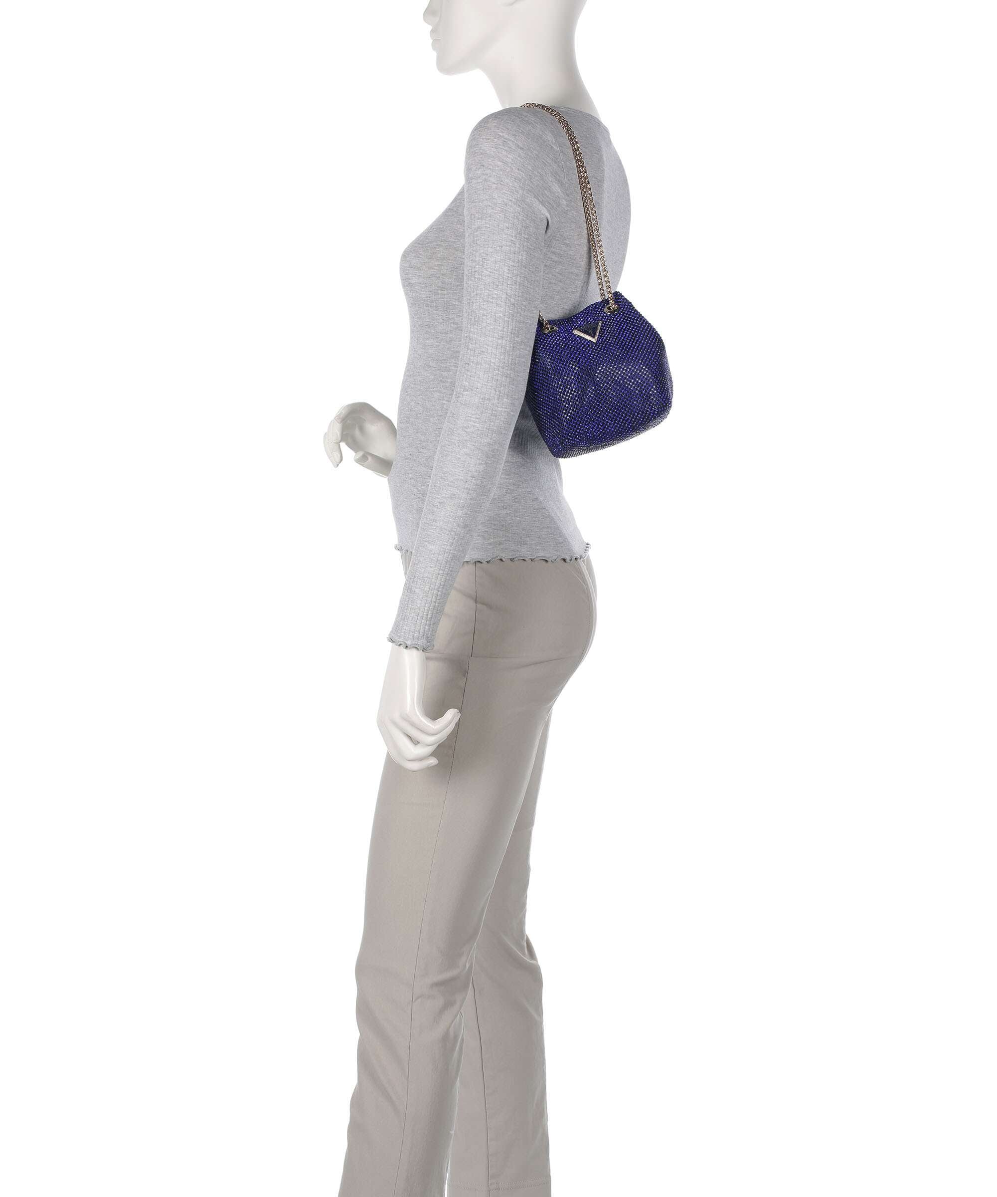 Guess Zalina Shoulder bag aluminum sapphire - HWRE9350750-SAP – WARDOW