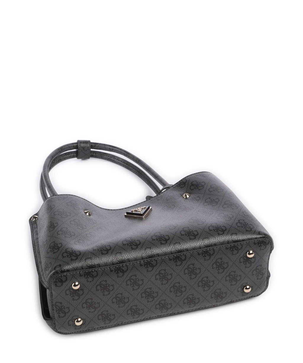 Guess Meridian 4G Logo Shoulder bag coal logo