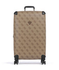 Guess Berta Maxi 4G Spinner (4 wheels) latte logo/brown