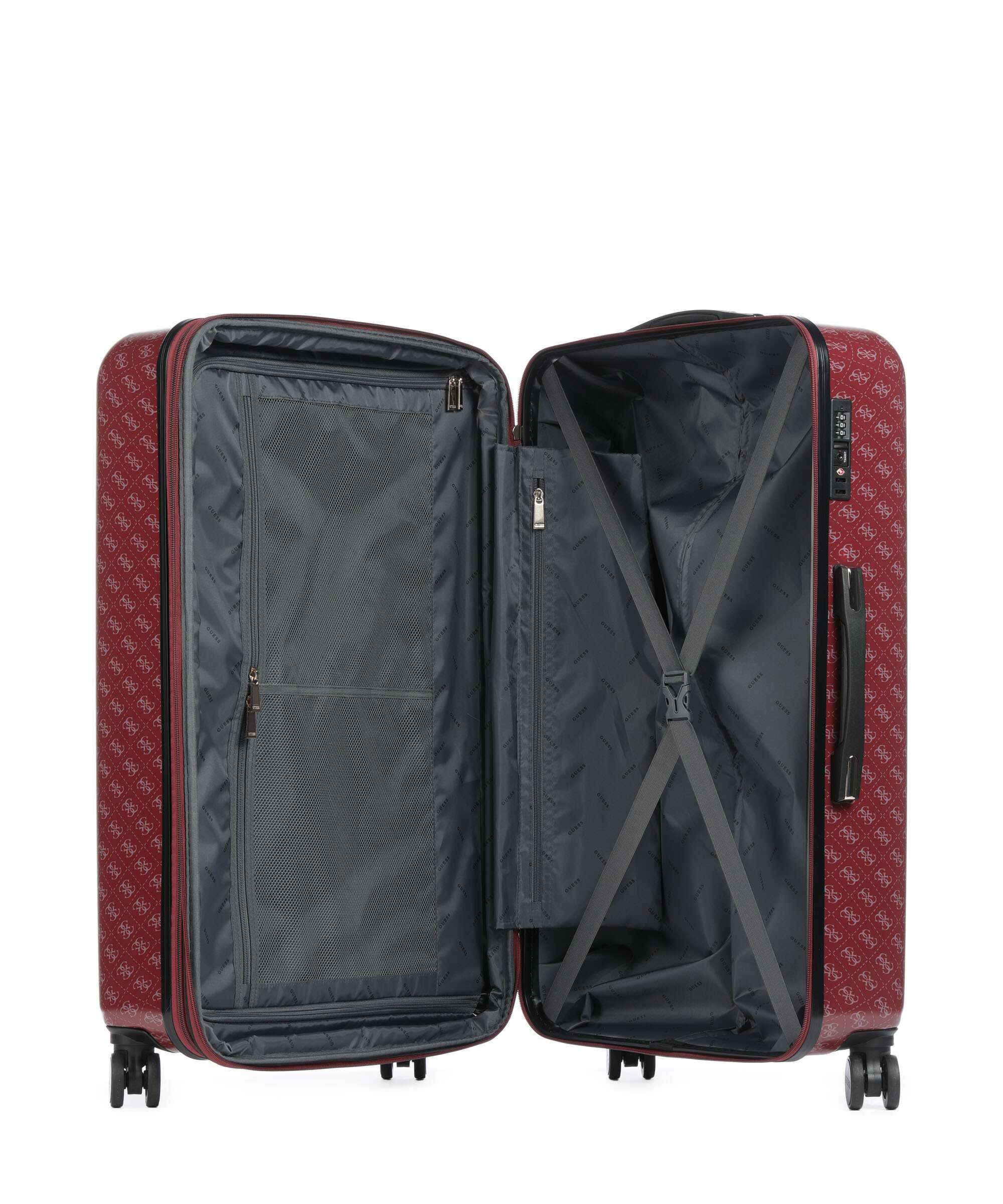Guess Jesco Spinner (4 wheels) claret