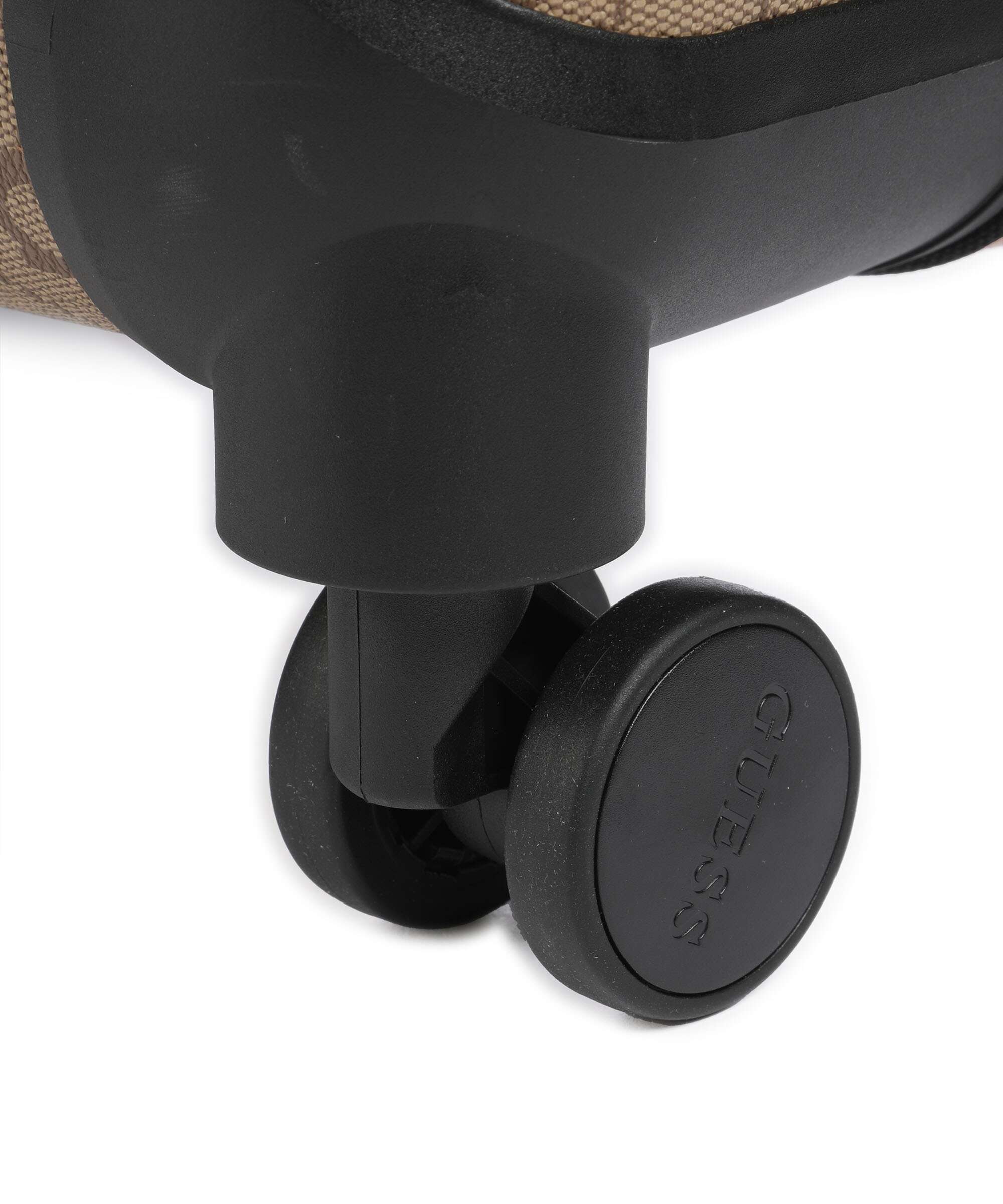 Guess Berta Maxi 4G Spinner (4 wheels) latte logo/brown