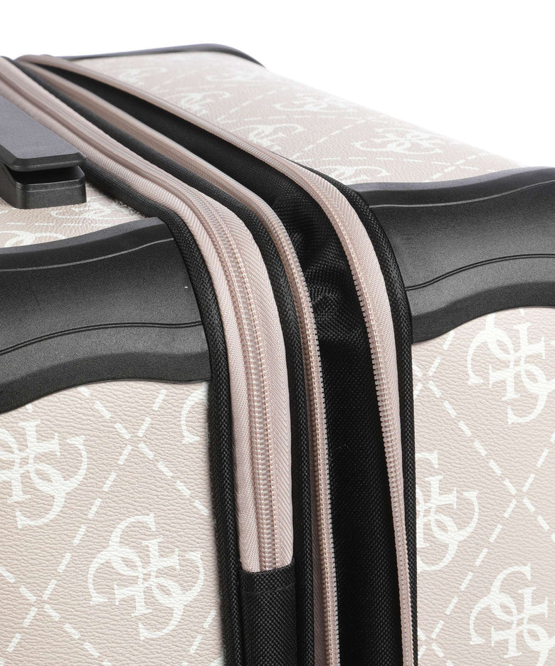 Guess Berta Maxi 4G Spinner (4 wheels) sand logo