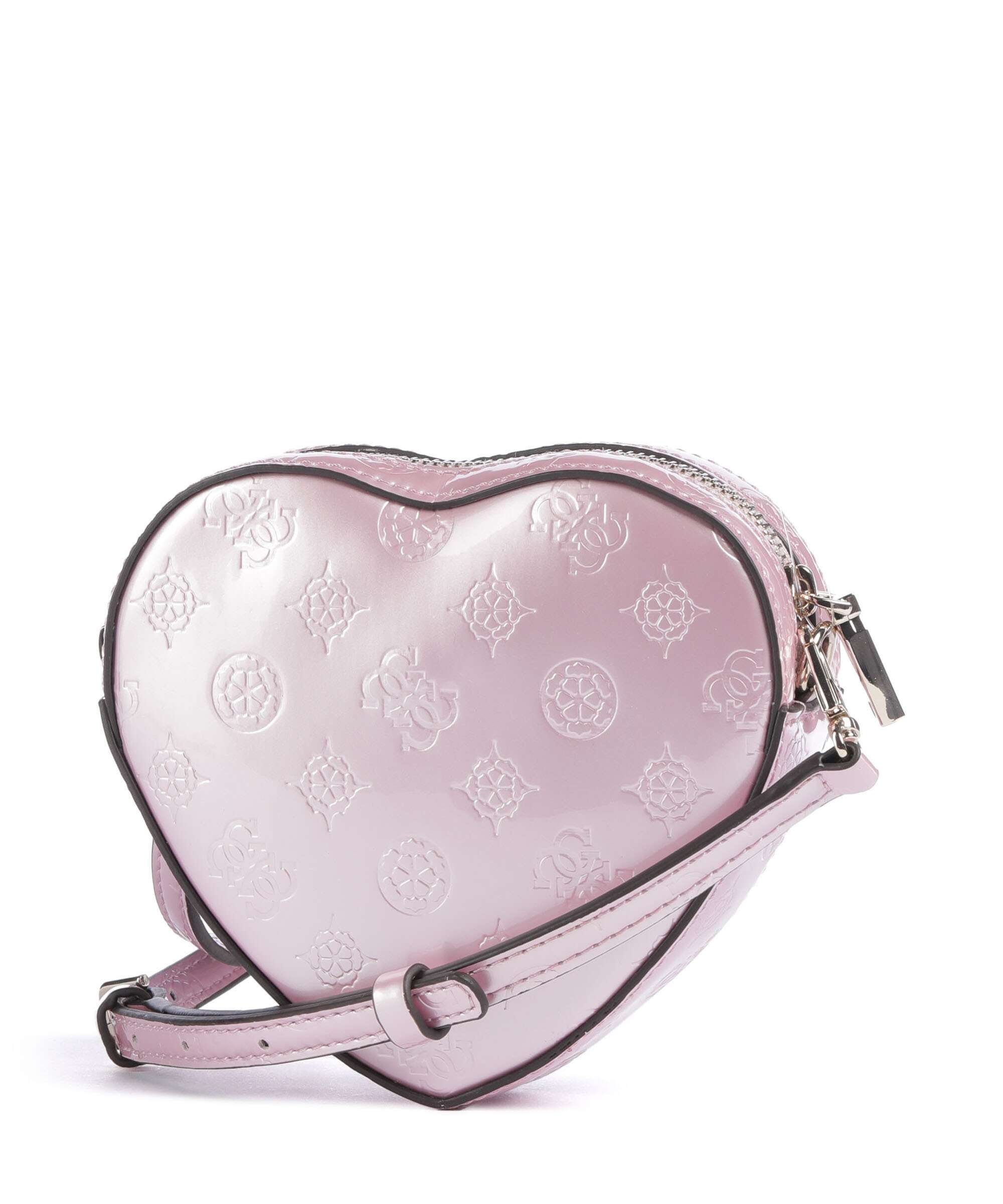 Guess Arnela Crossbody bag imitation leather orchid logo