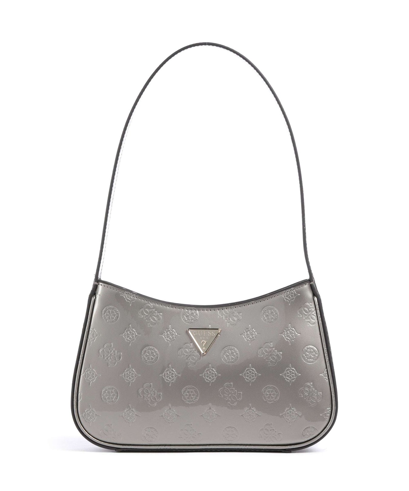 Guess Arnela Shoulder bag pewter logo