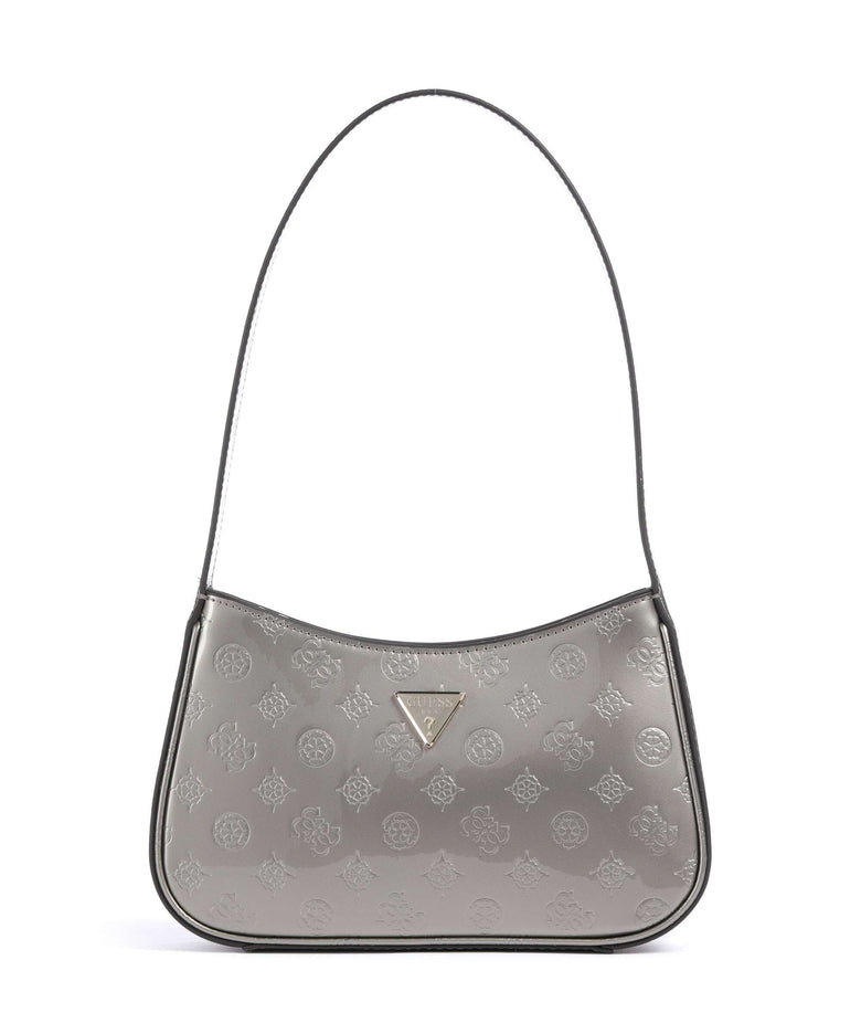 Guess Arnela Shoulder bag pewter logo
