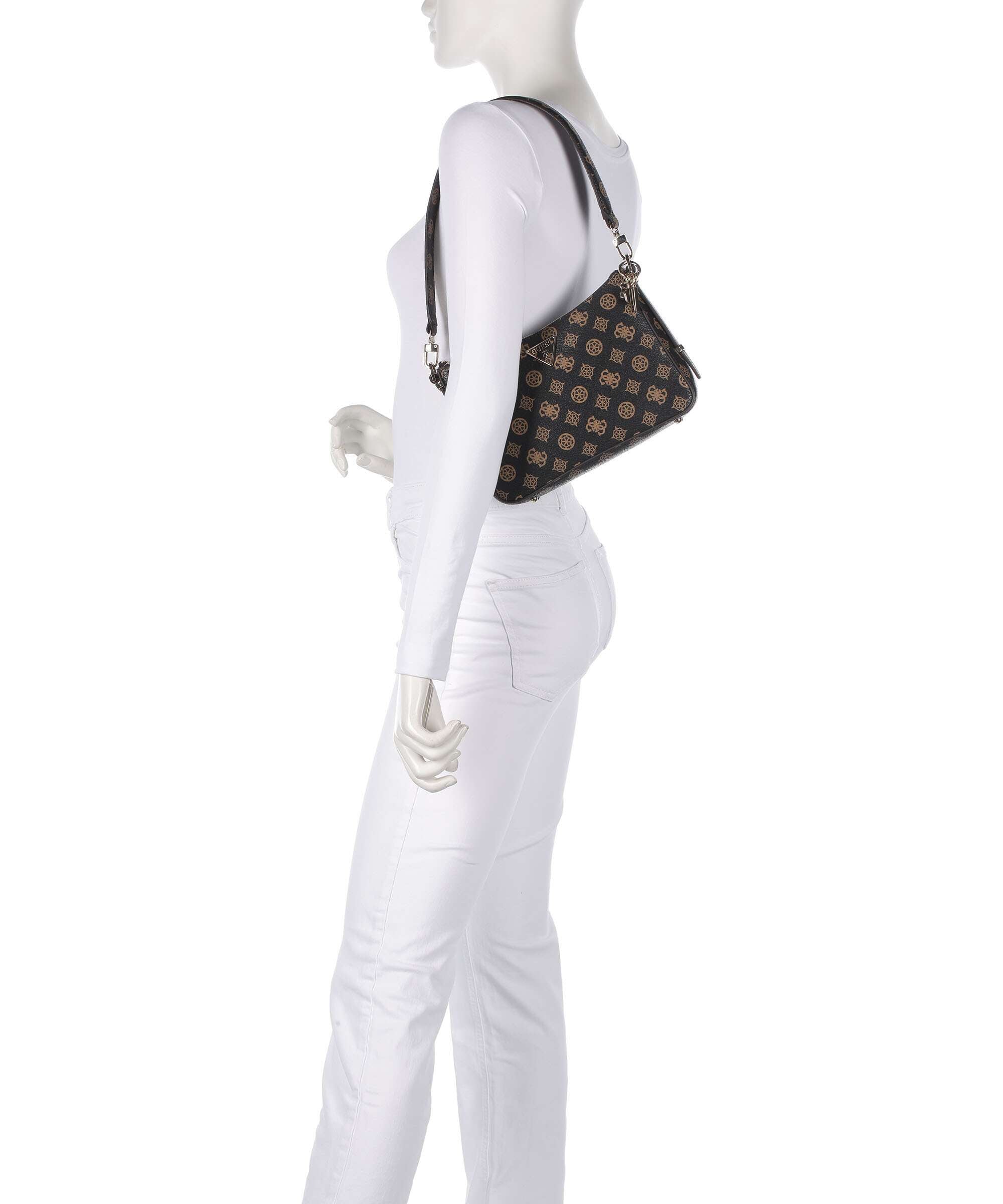 Guess Erica Eco Shoulder bag mocha logo