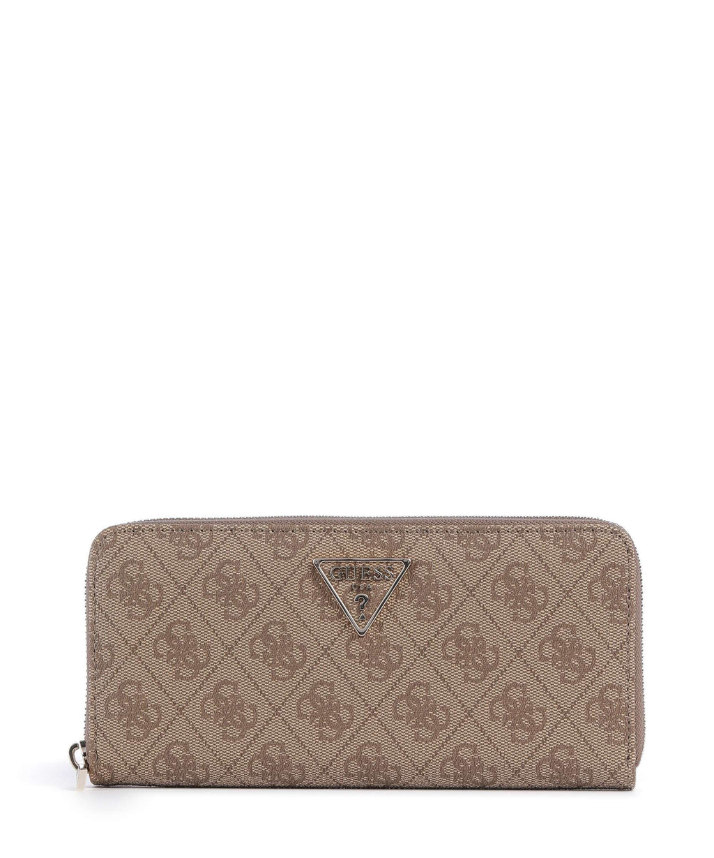 Guess Laurel II Large Wallet latte logo