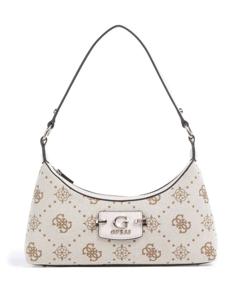 Guess Neda 4G Peony Logo Shoulder bag offwhite logo