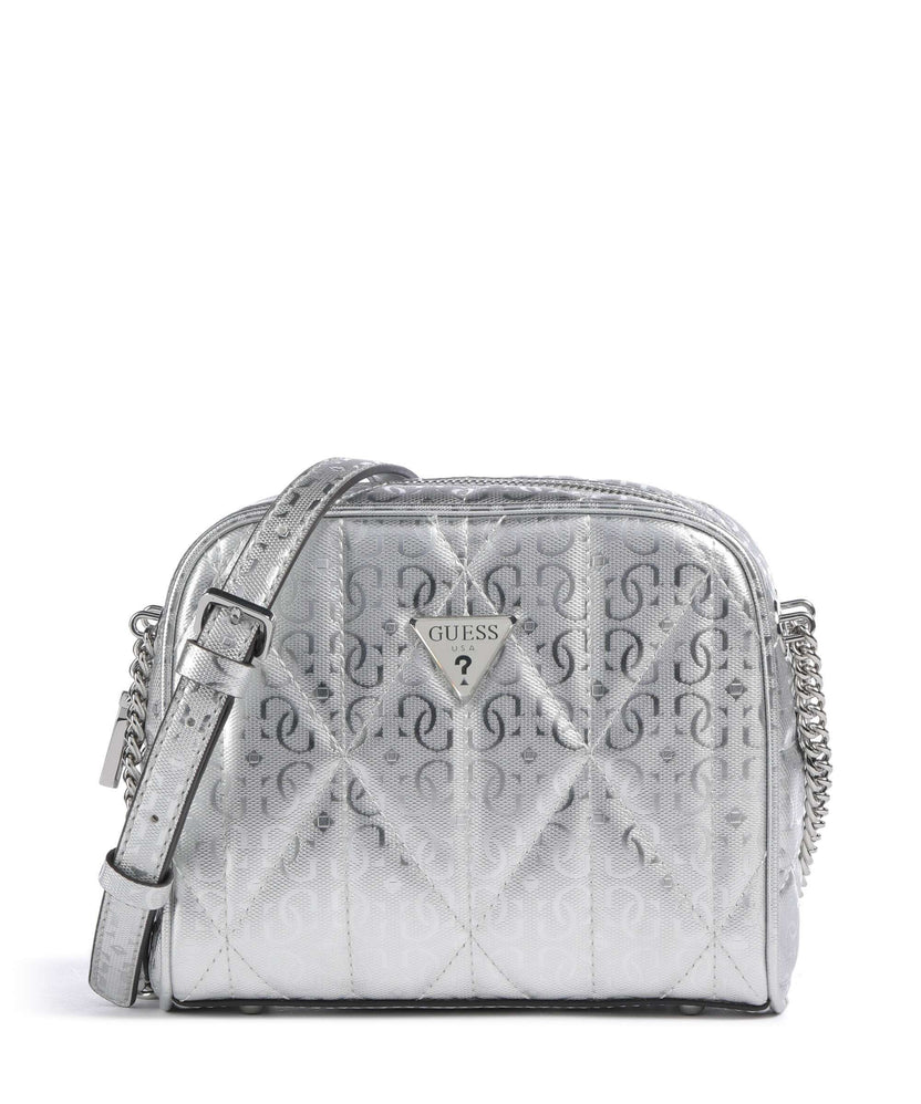Guess Aldina G-Shine Crossbody bag silver