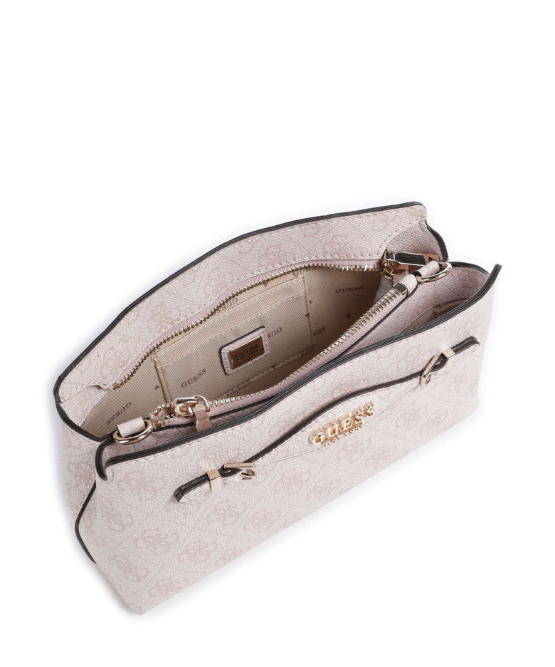 Guess Katya 4G Logo Crossbody bag rose water logo