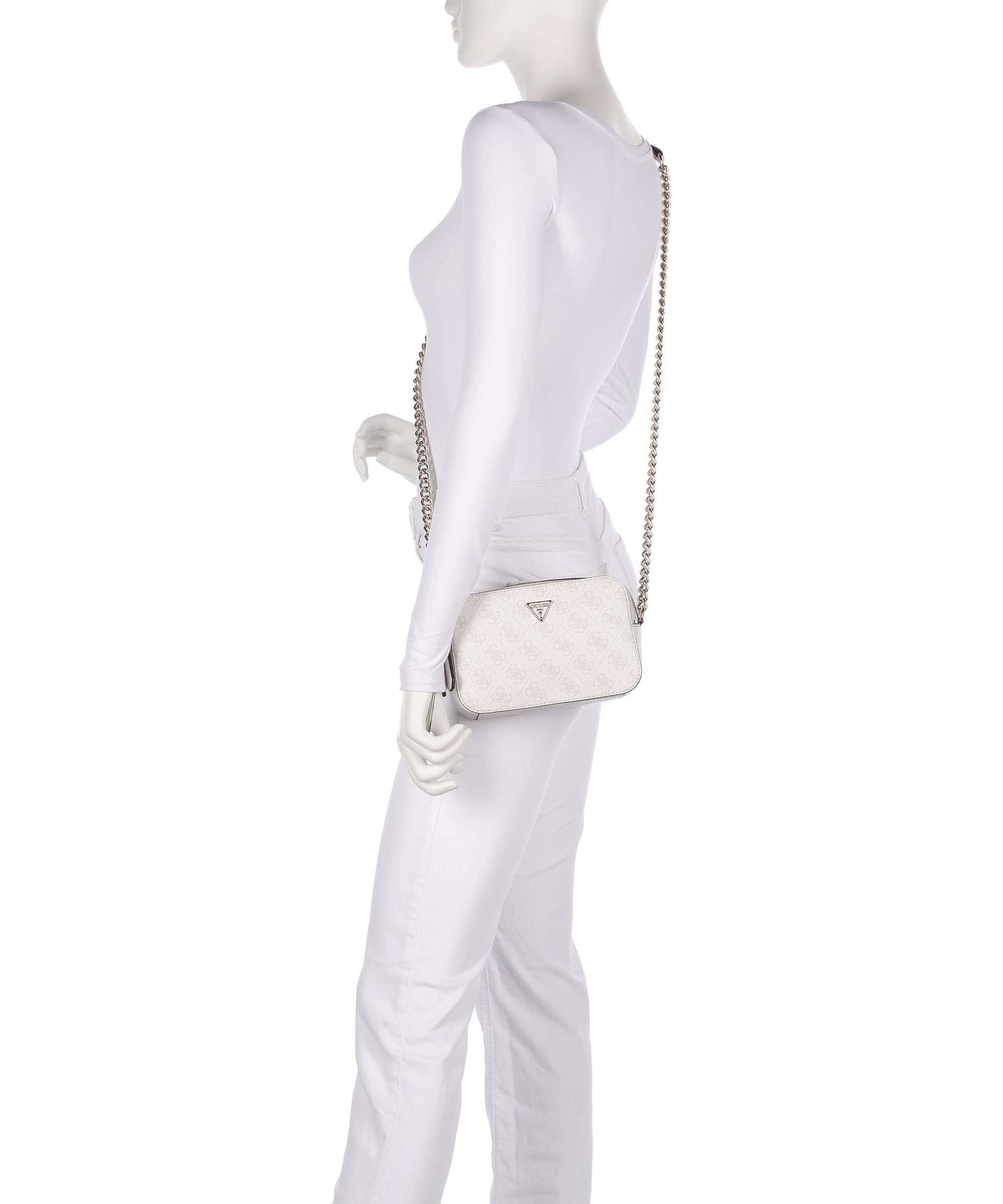 Guess Noelle Crossbody bag white logo