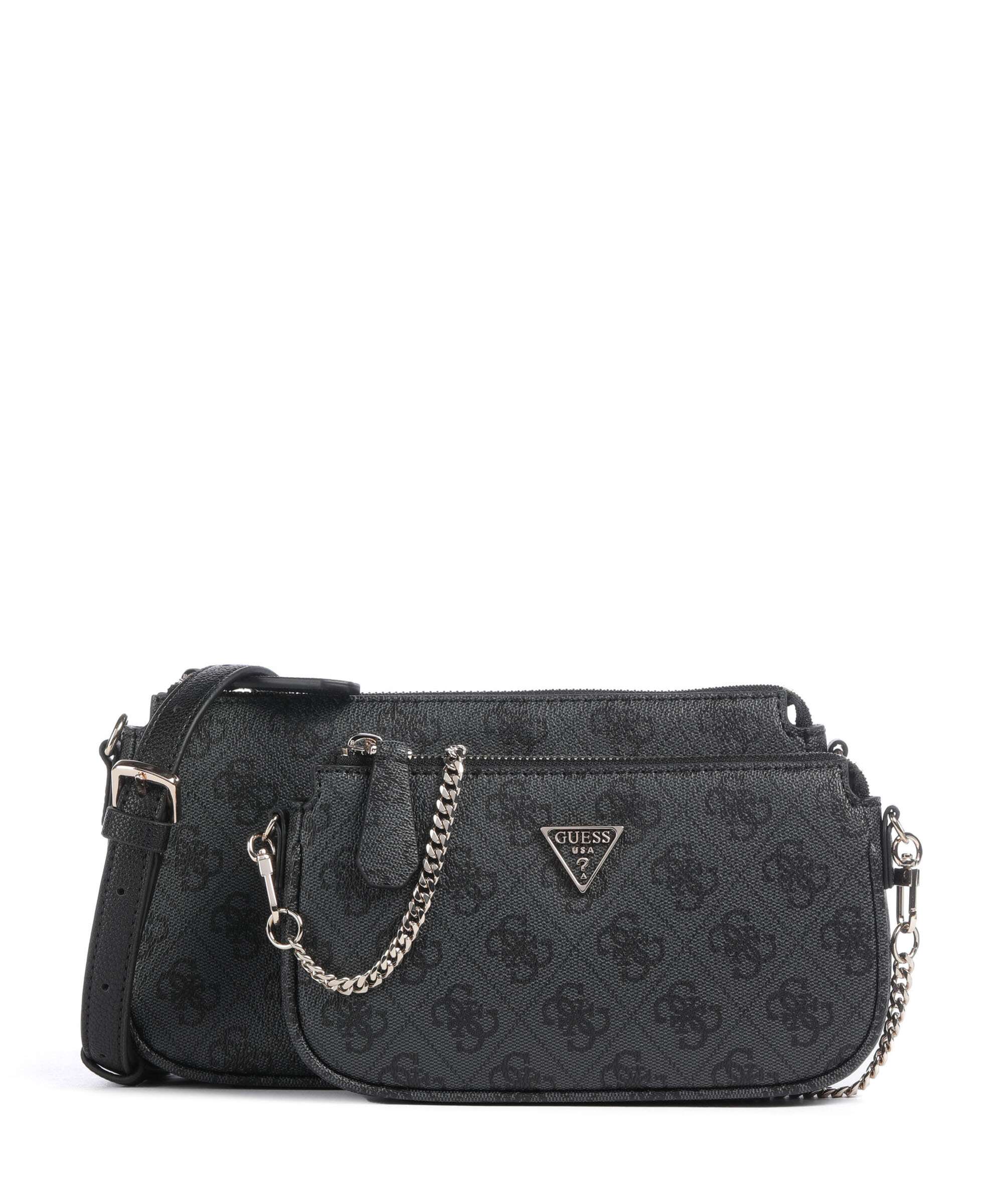 Guess Noelle 4G Logo Shoulder bag imitation leather coal logo