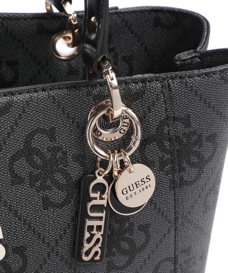 Guess Noelle 4G Logo Tote bag coal logo