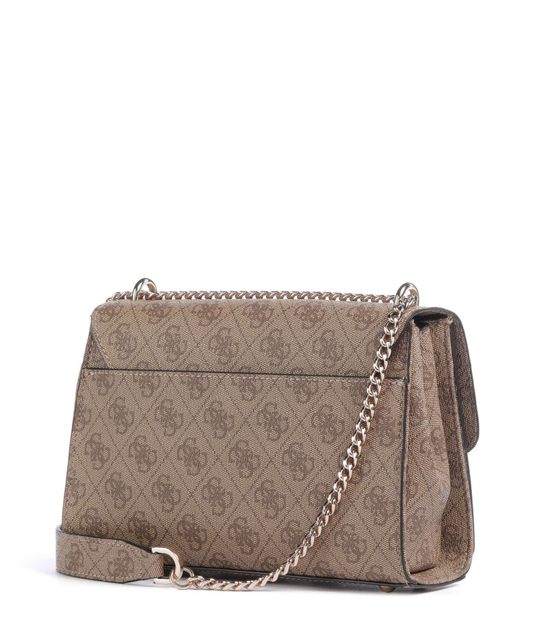 Guess Calista Shoulder bag latte logo