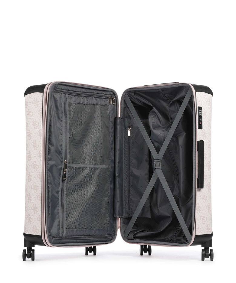 Guess Berta 4G Logo Spinner (4 wheels) rose water logo