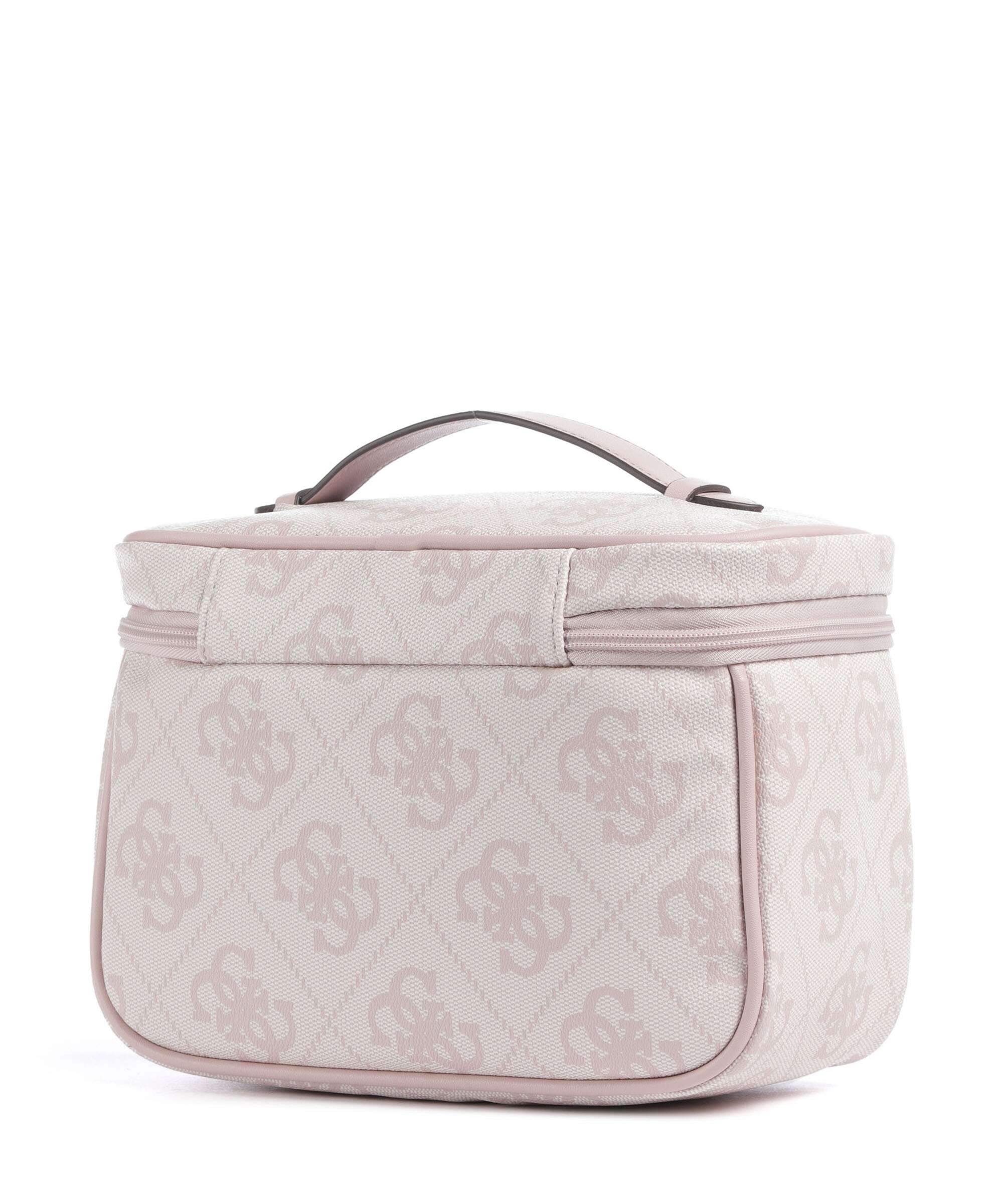 Guess Berta 4G Logo Toiletry bag rose water logo