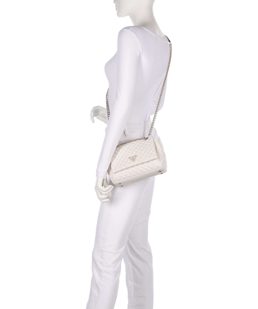 Guess Everlee Shoulder bag offwhite