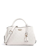 Guess Phoebe Peony Debossed Handbag offwhite logo