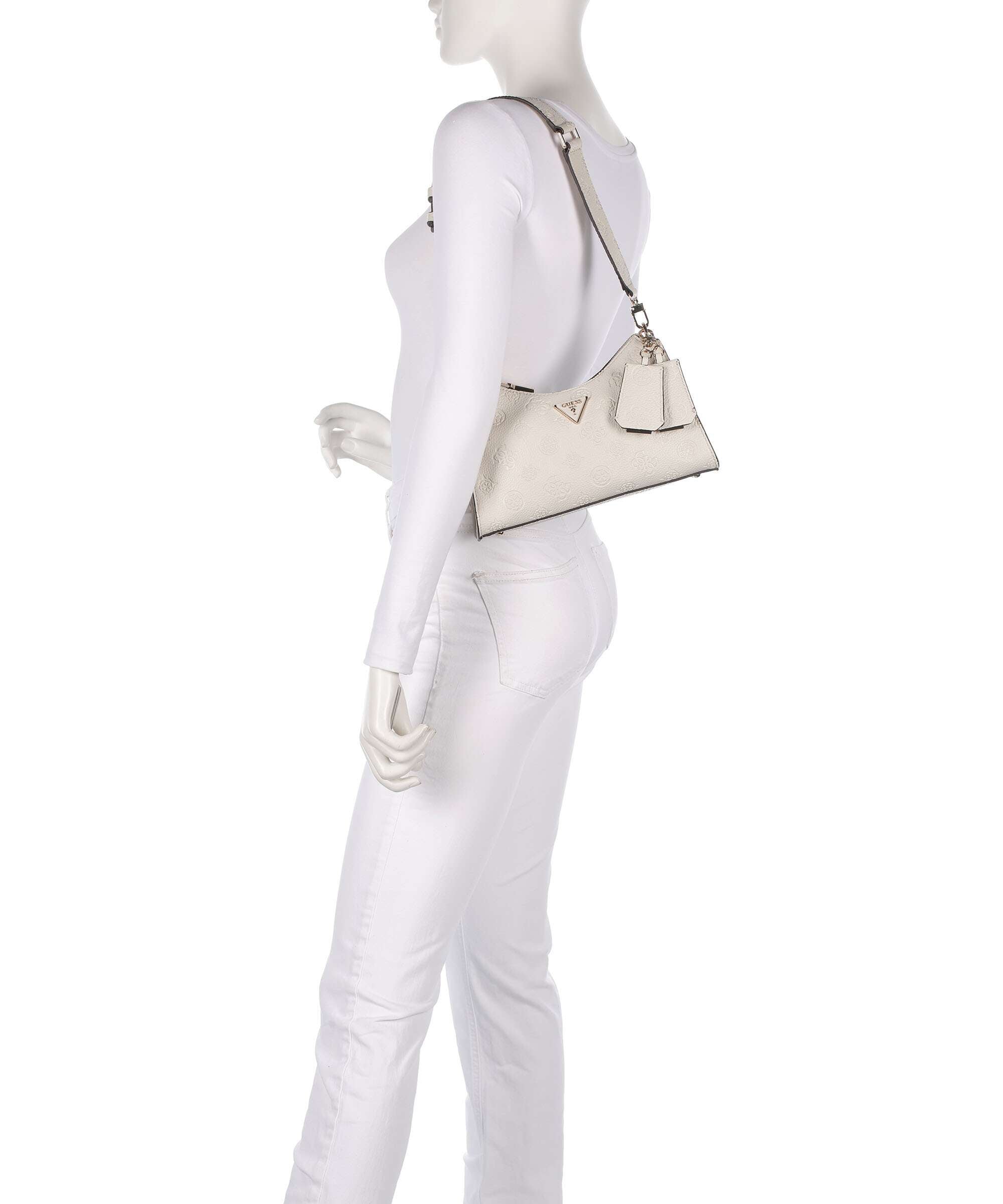 Guess Cresidia Shoulder bag imitation leather bone logo