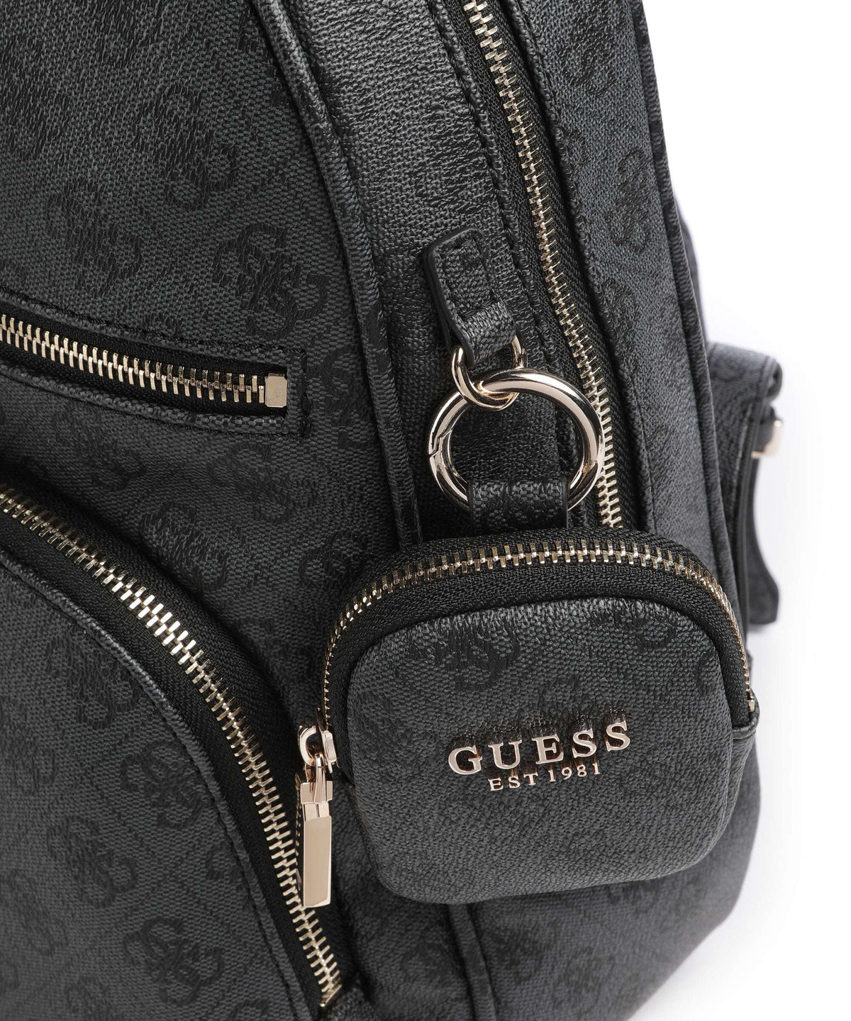 Guess Power Play Backpack coal logo