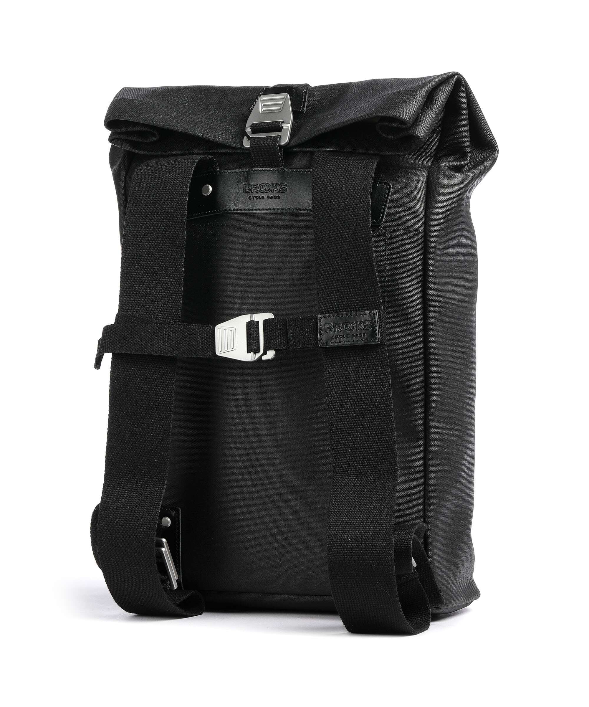 Brooks England Pickwick Cotton Canvas Small Rolltop backpack 13