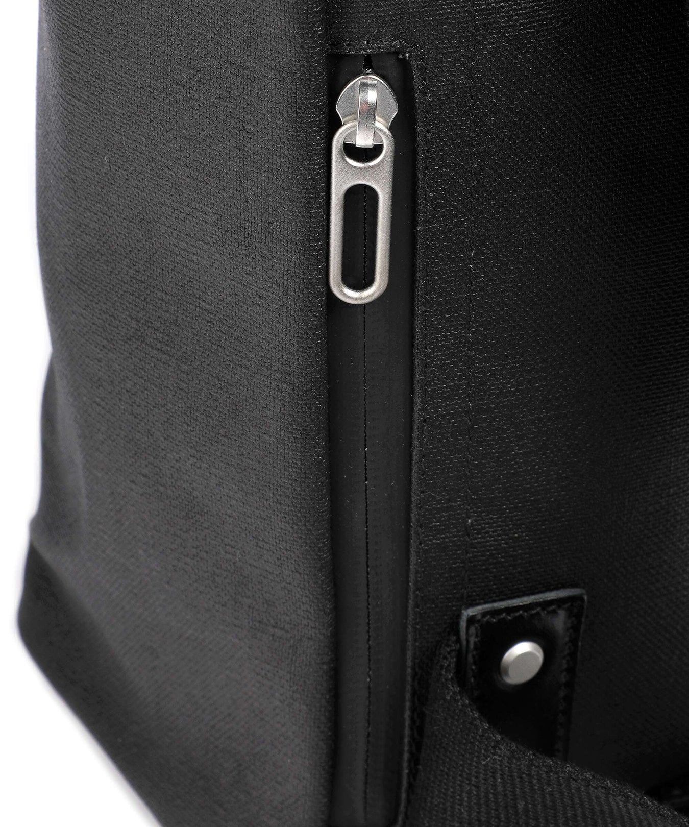 Brooks England Pickwick Cotton Canvas Small Rolltop backpack black