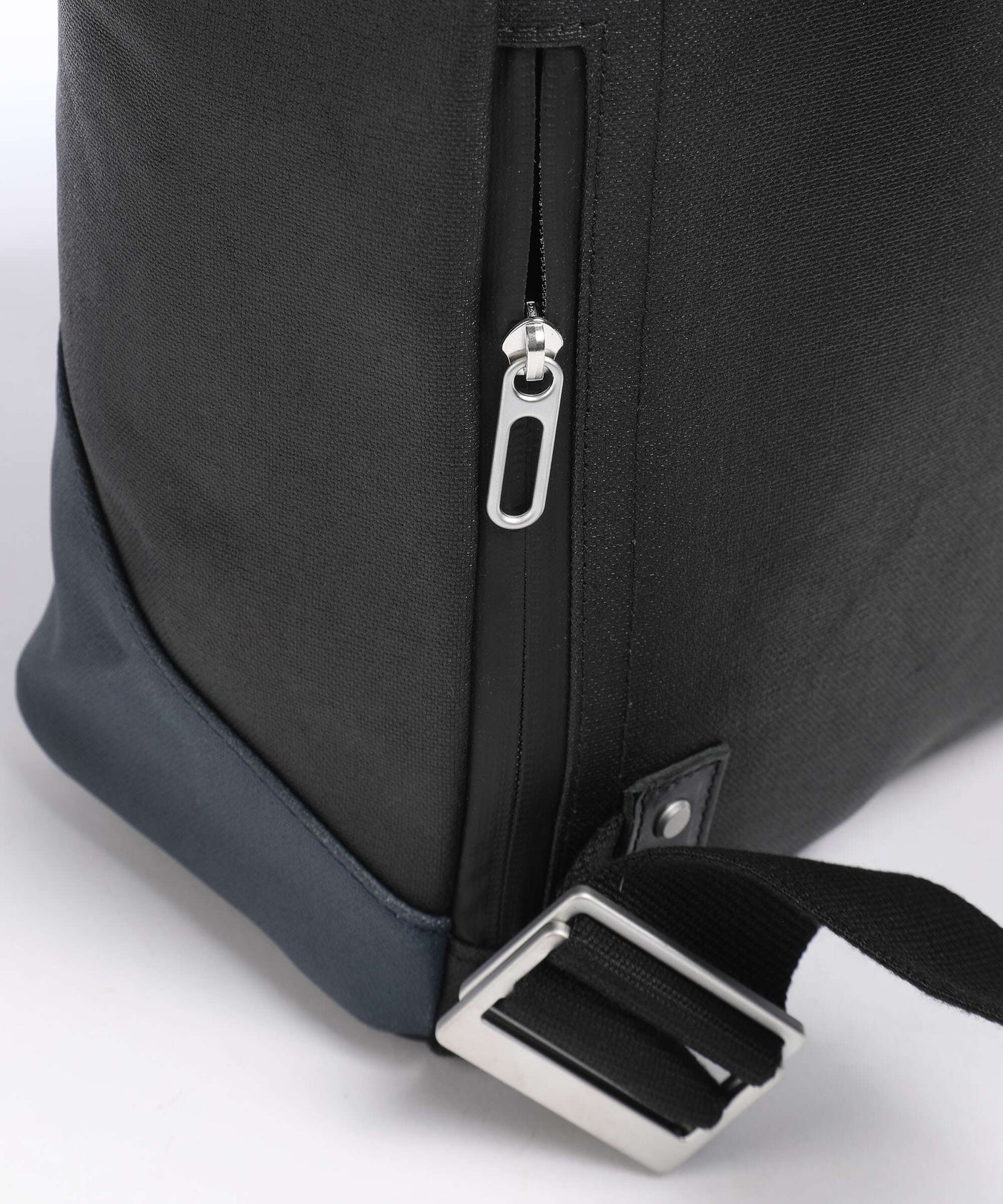 Brooks England Pickwick Patchwork Large Rolltop backpack black/dark blue