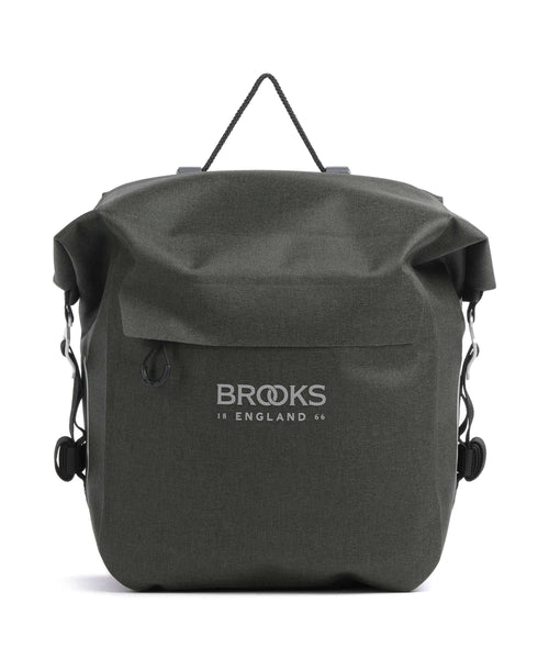 Brooks England Scape Small Bike pannier mud green