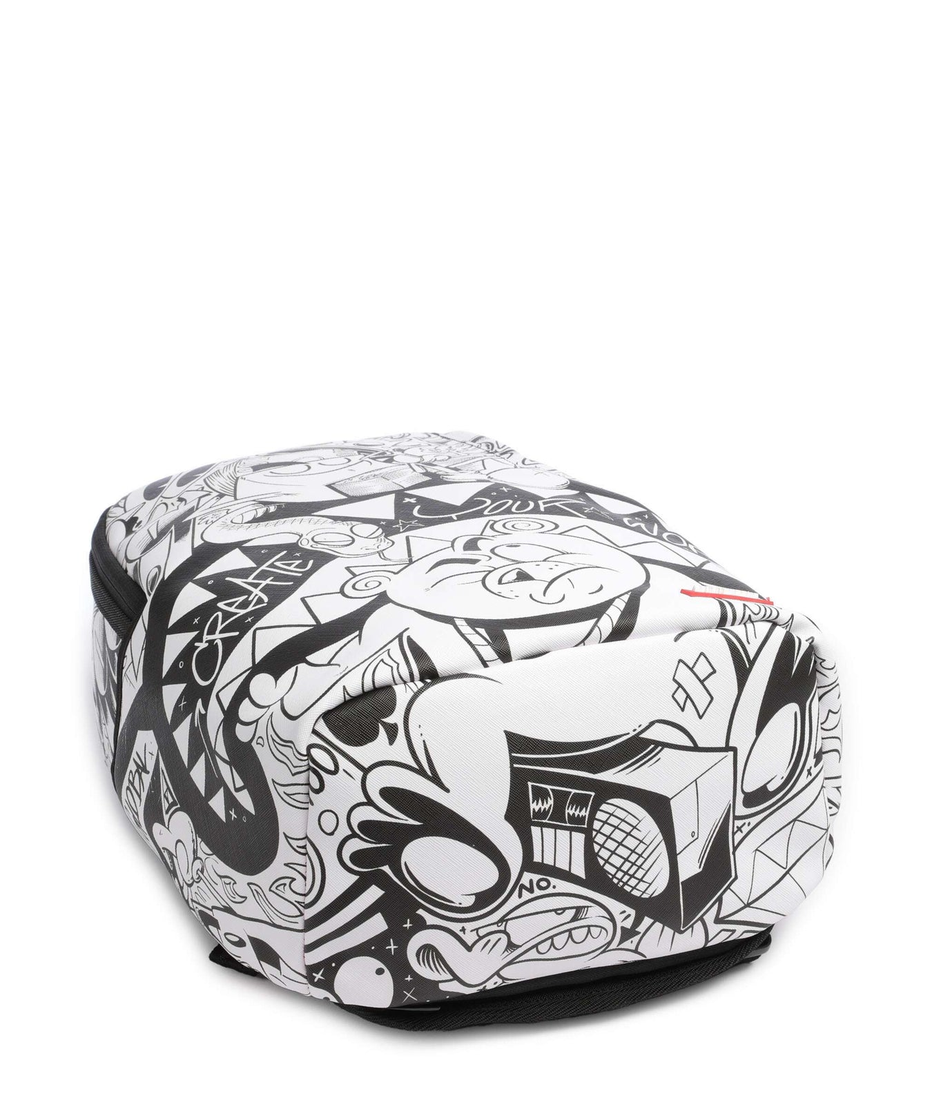 Sprayground Heavy Sharkmouth Doodle Backpack white