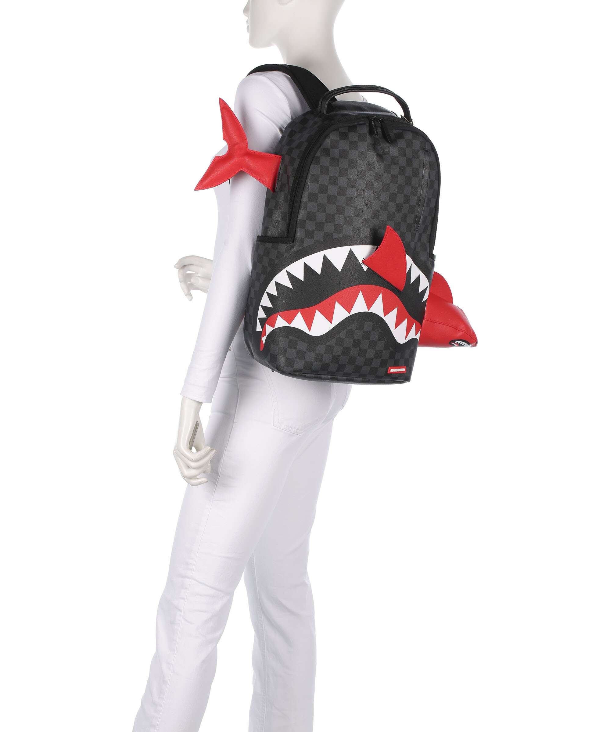 Sprayground Shark Smashed Through Backpack 13″ soft synthetic