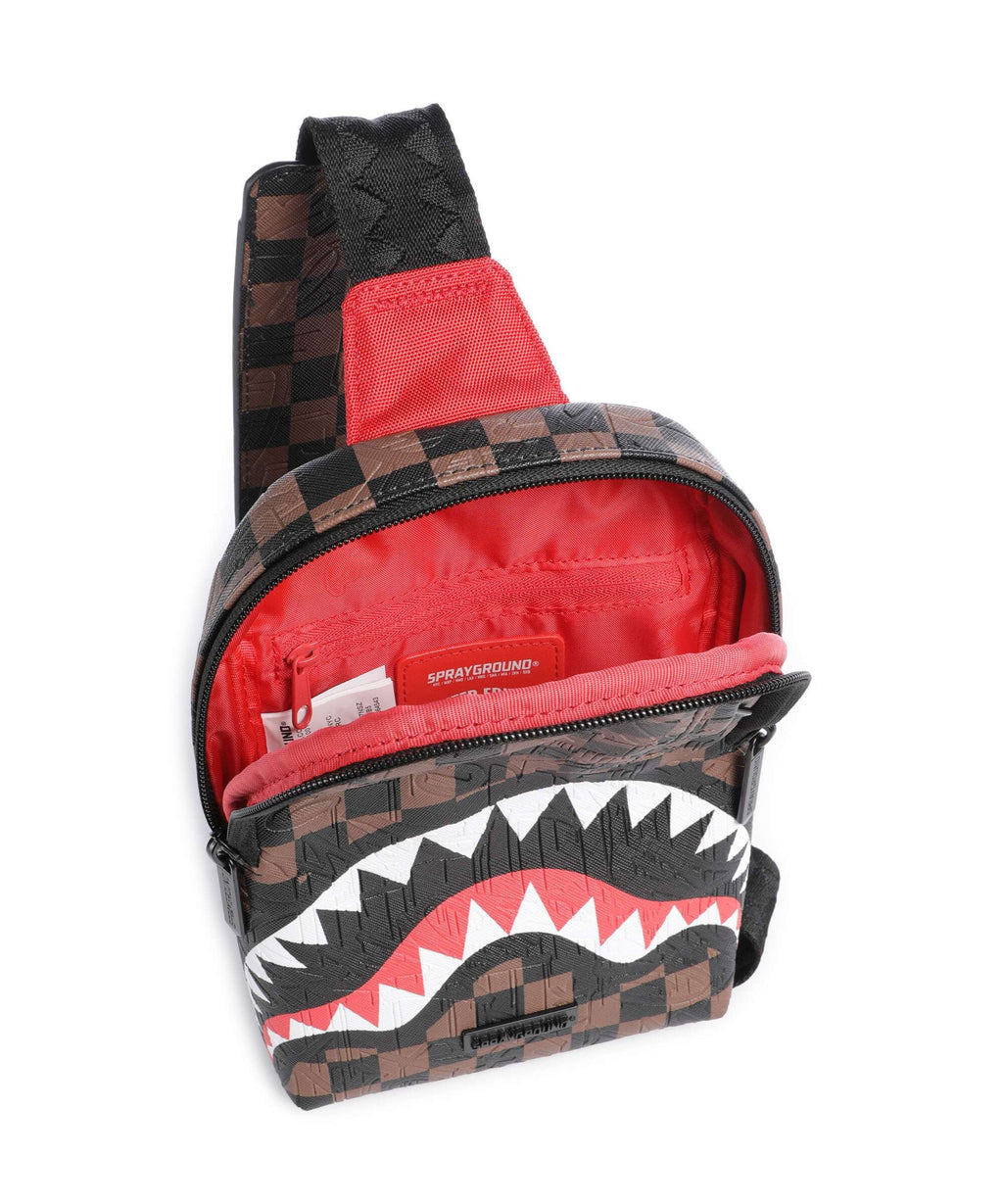 Sprayground Check 2 Emboss Sling bag multicolour