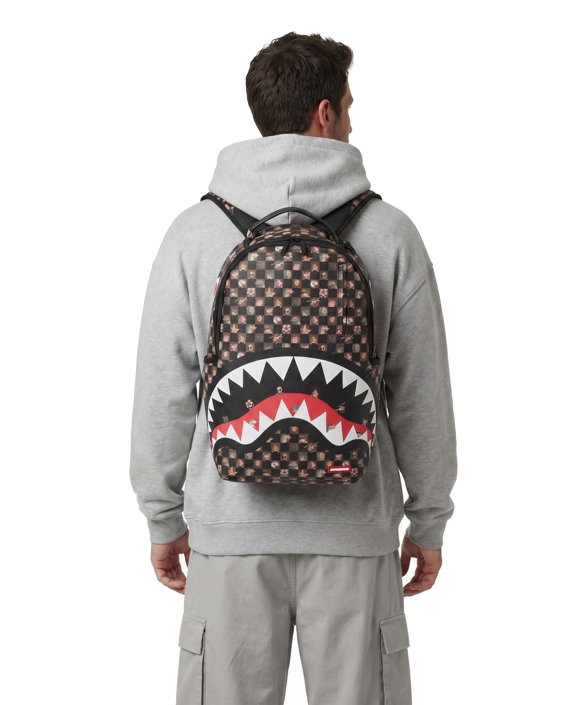 Sprayground Peeking Characters Remix Backpack 13″ soft synthetic