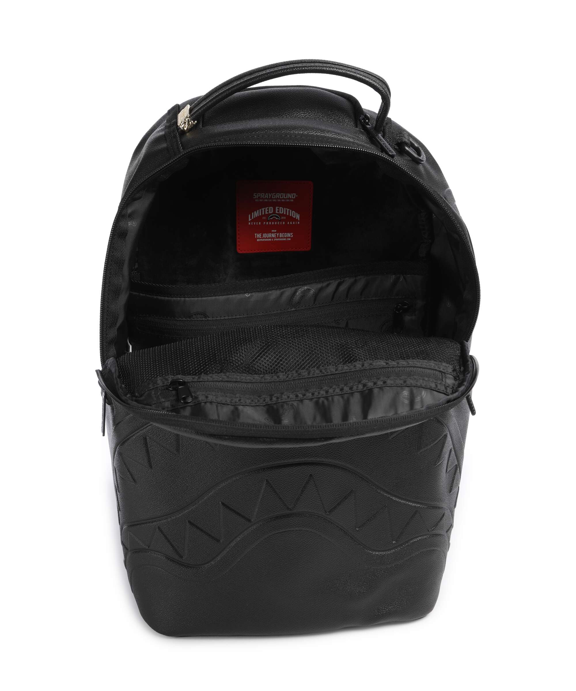 Sprayground Gold Brick Luxe Backpack black