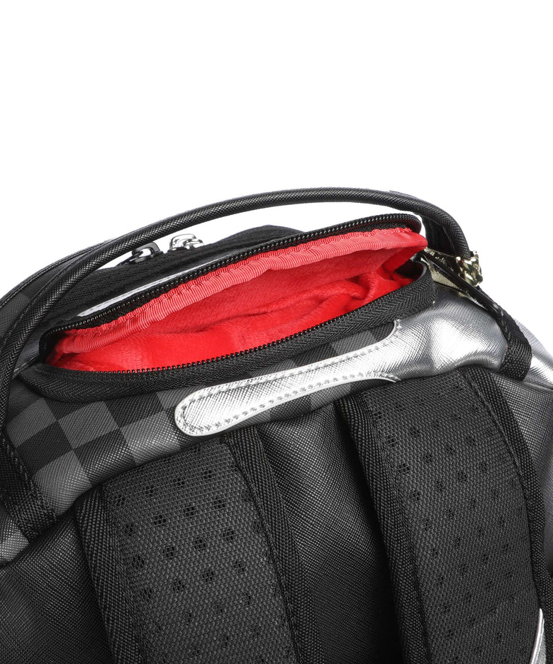 Sprayground Silver Side Drip Backpack silver