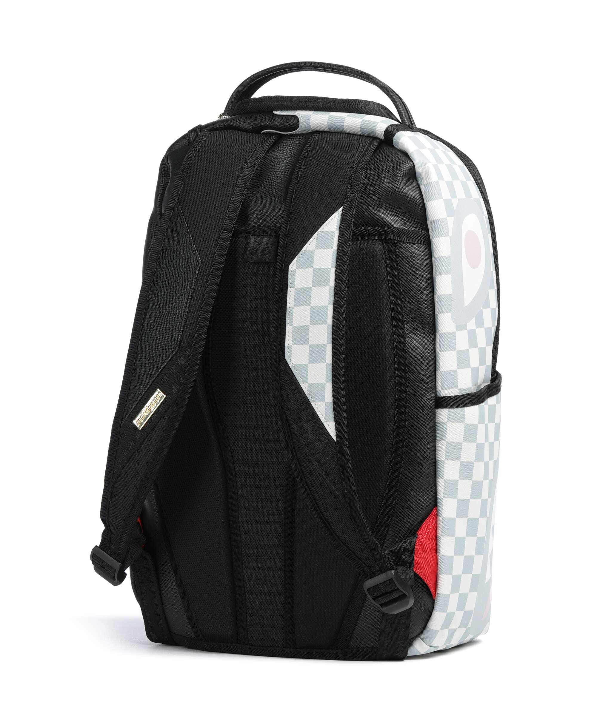 Sprayground Cream Check Side Drip Backpack 13″ soft synthetic
