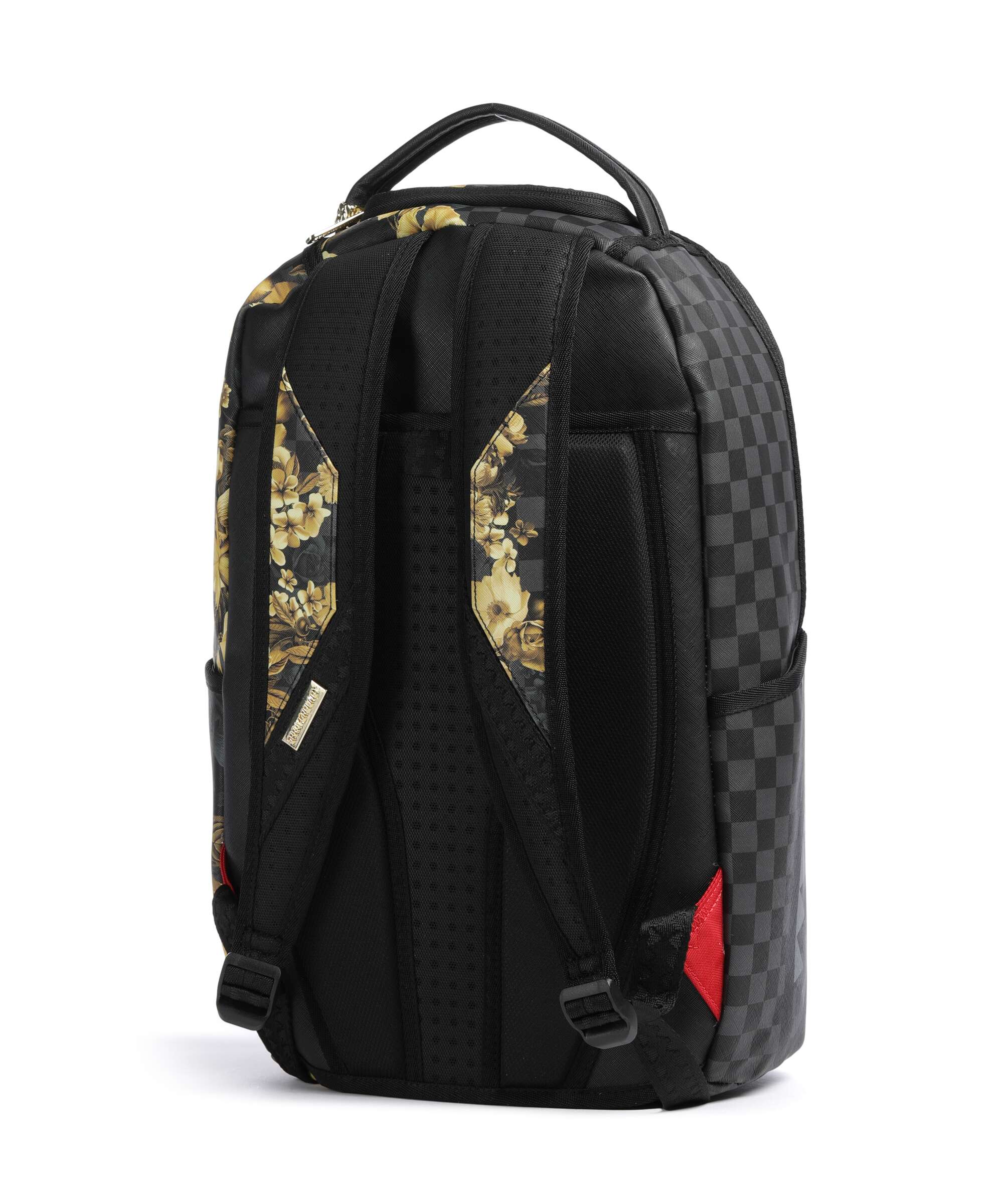 Sprayground Gold Floral Remix Backpack 13″ soft synthetic black