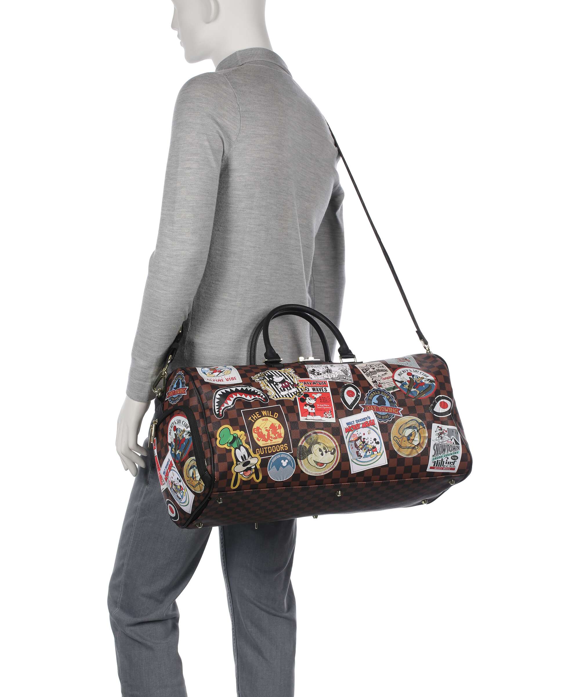 Sprayground Mickey Mouse Global Mogul Weekend bag brown