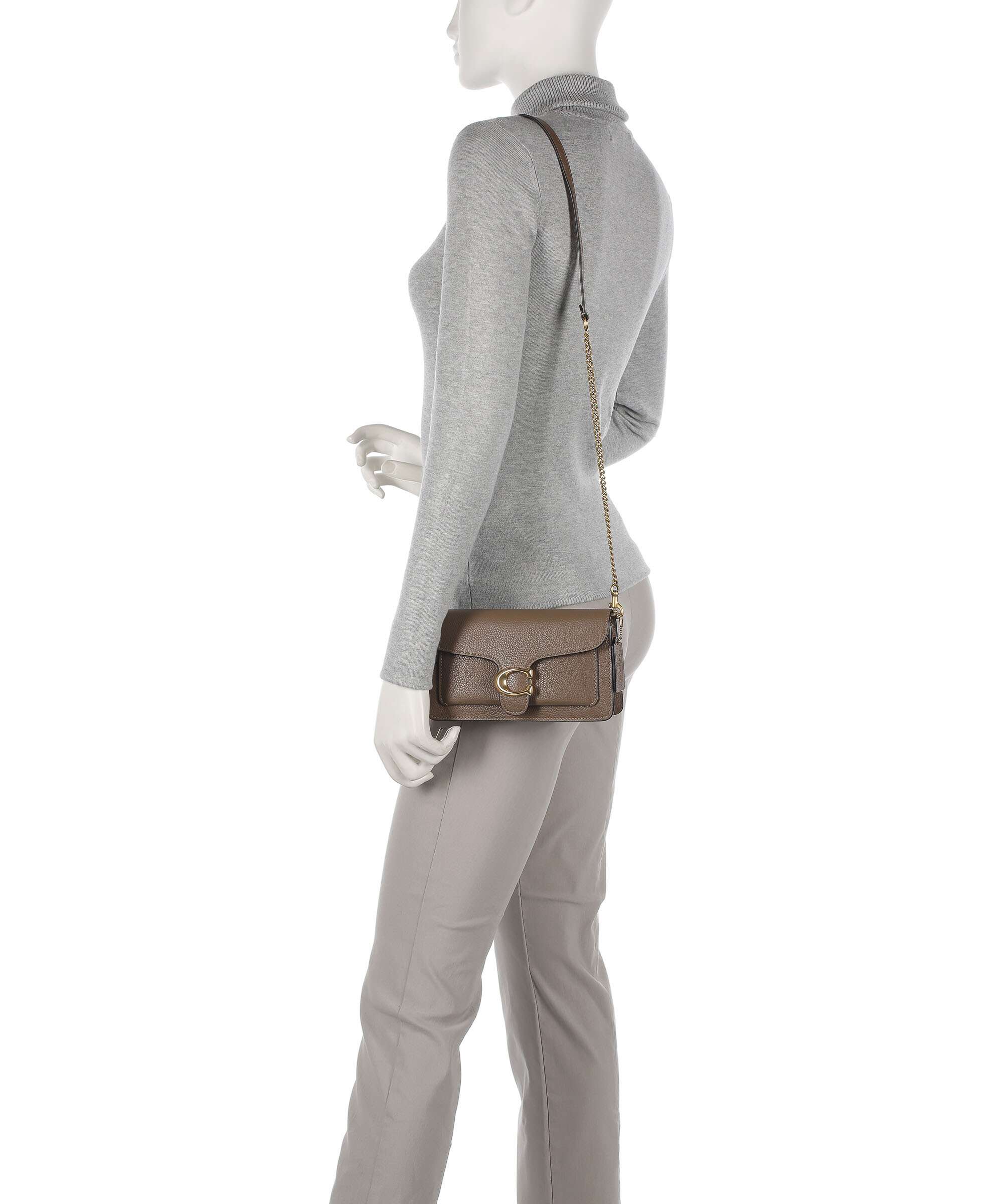 Coach Tabby Chain Crossbody bag dark stone