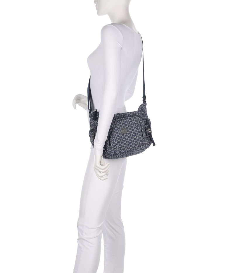 Kipling Denim Love Gabb S Crossbody bag signature denim