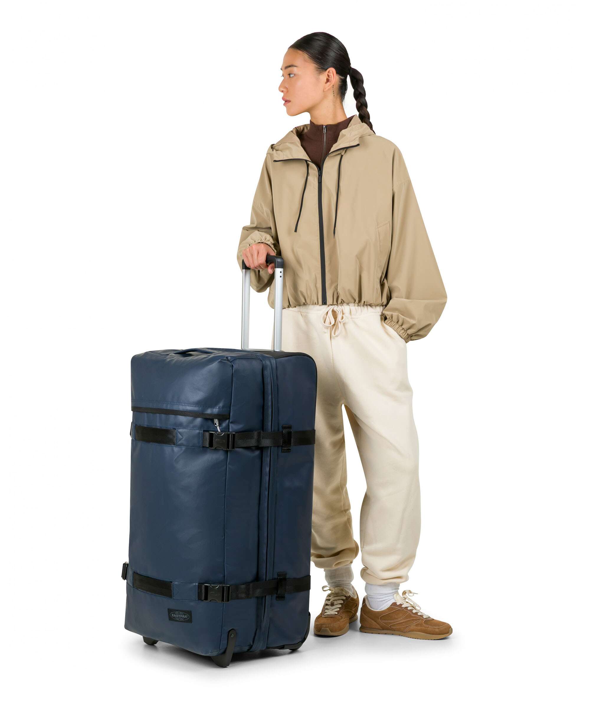 Eastpak Tarp Transit'R L Travel bag with wheels navy 79 cm